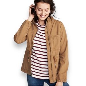Old Navy Tan Zip-Up Jacket